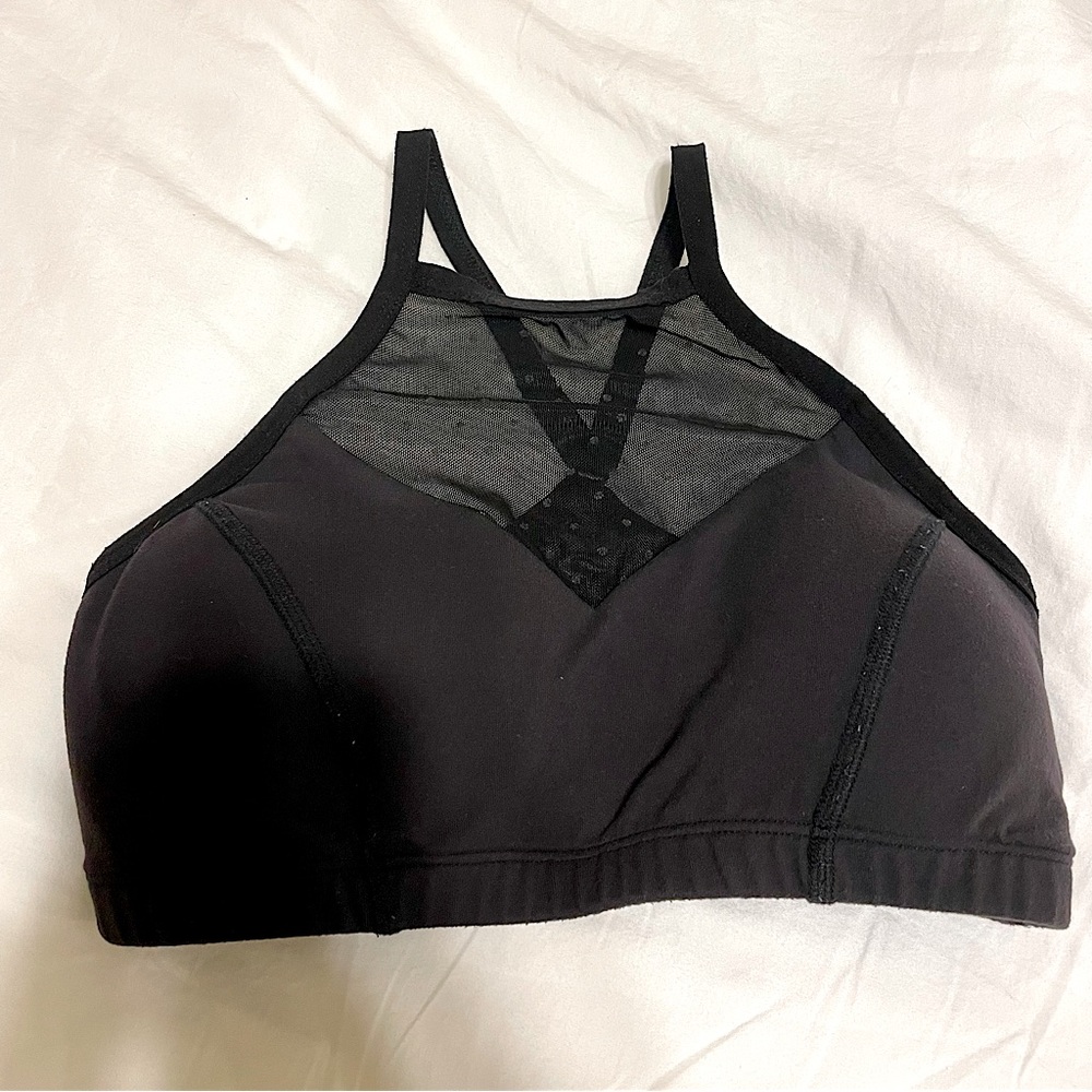 Beyond Yoga Mesh High-Neck Sports Bra